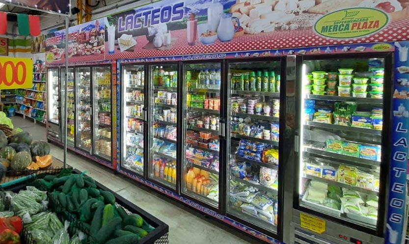 Vitrinas verticales y refrigeradores para supermercados y minimercados encabezado