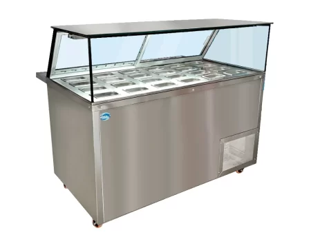 vitrina topinera refrigerada