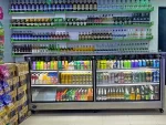 Vitrina horizontal refrigerada licorería