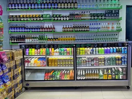 Vitrina horizontal refrigerada licorería