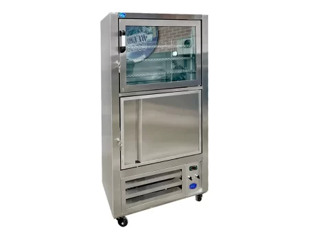 Vitrina vertical mixta