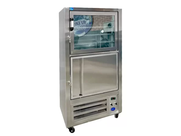 Vitrina vertical mixta